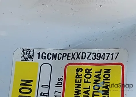 2013 Chevrolet Silverado 1500 Work Truck из США, поврежденный, VIN 1GCNCPEXXDZ394717